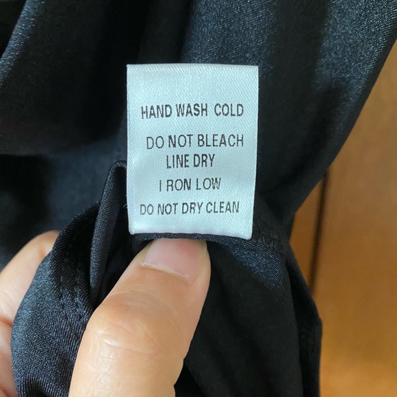 NWT Forever 21 Black Shimmer Stretch Bodysuit Size M - Picture 5 of 6